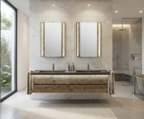 Thielemeyer Fresh Massivholz Badmöbelset 800062/ 801062 - 177 cm