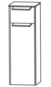 Puris d.light Bad-Highboard 32,2 cm breit HBA553AWD