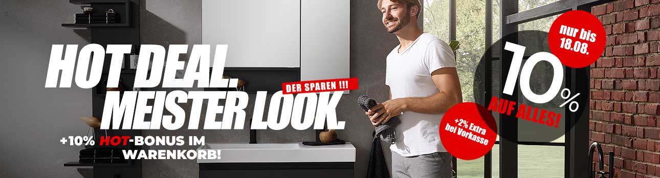 HOT DEAL: Meister-Look, 10% Rabatt auf alles!