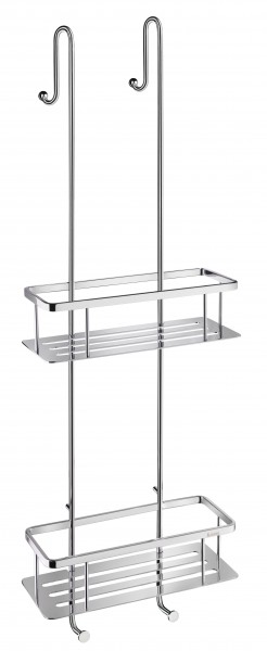 SMEDBO 190 Duschkorb Doppelt mit Bodenplatte, Verchromt DK3041