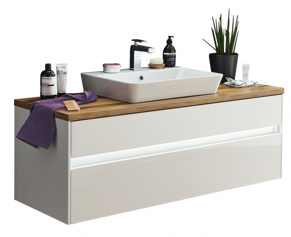 Puris Unique Waschtisch mit Unterschrank 122 cm breit