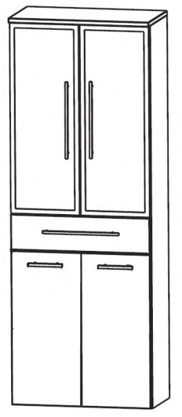 Puris Star Line Bad-Hochschrank 60 cm breit HNA056B7W