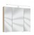 Spiegelschrank 70 cm S2A437S1, 1 LED-Aufbauleuchte, 3 Spiegeltüren auf Trägerplatte, 2 Mittelwände, 6 Glasfachböden, 1 Schalter-Steckdosenelement, ohne Facettenschliff, Energieeffizienzklasse: A, B/H/T: 70x64x15 cm. 