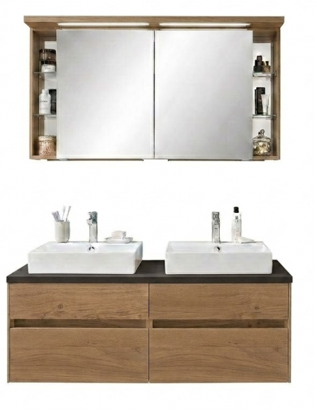 Puris Unique Badmöbel Set - Doppelwaschplatz / 142 cm