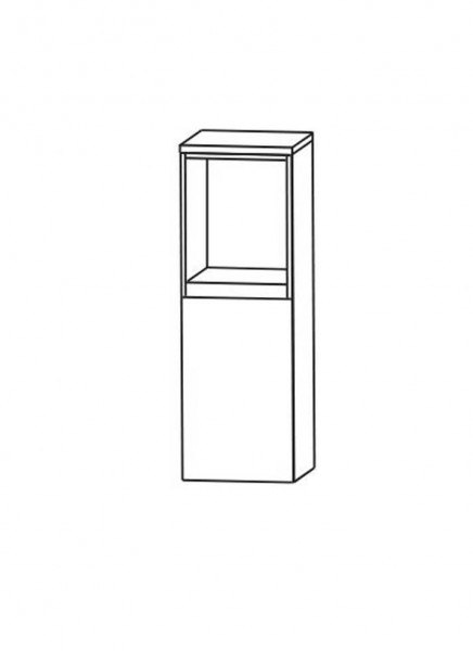 Puris Vialli Highboard 30 cm breit mit offenem Fach - HBA533A6G L/R