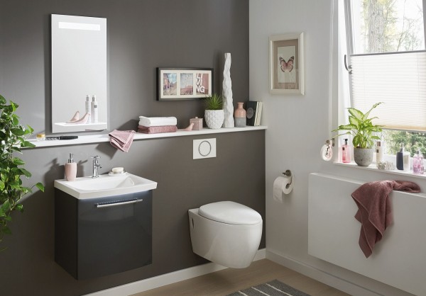 Puris for guests Badmöbel Set 51,2 cm breit kombinierbar SETFG5004 | SETFG50B4