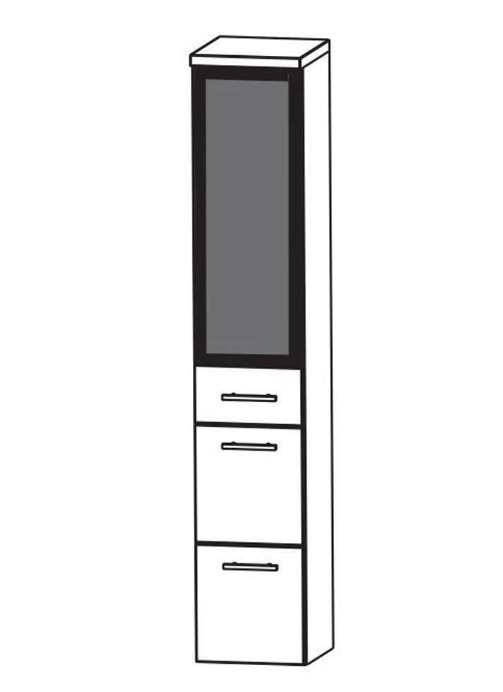 Puris Speed Bad-Hochschrank 30 cm breit HNA0932B
