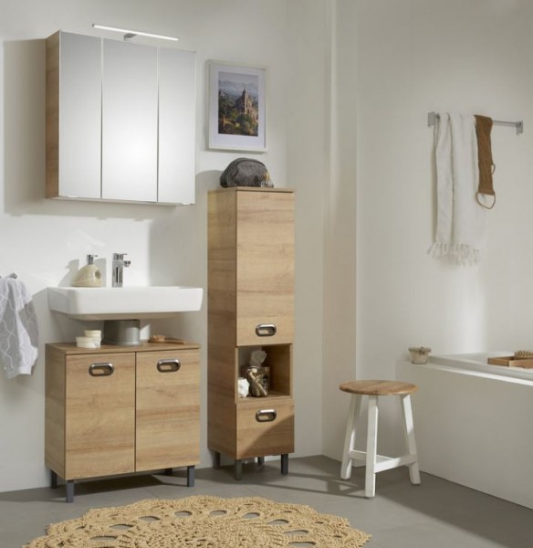 Pelipal Quickset 353 - Badmöbelset inkl. Spiegelschrank und Mittelschrank / 65 cm breit