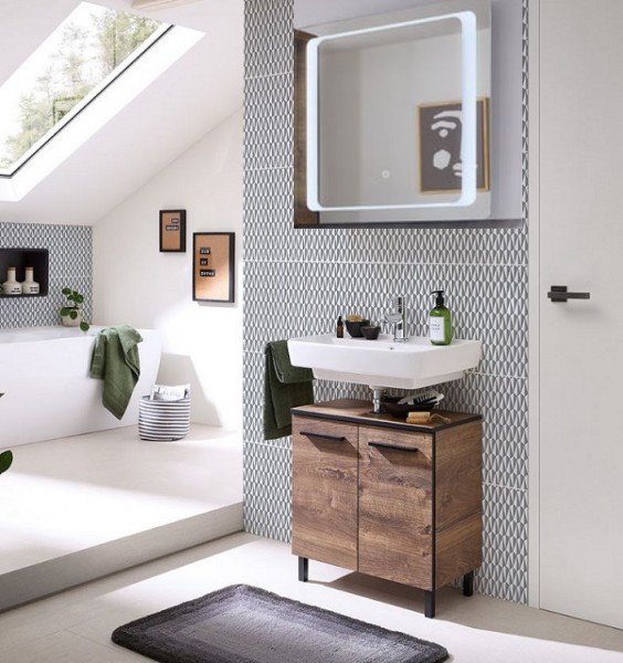 Pelipal Quickset 374 - Badmöbelset inkl. Spiegelpaneel / 60 cm breit