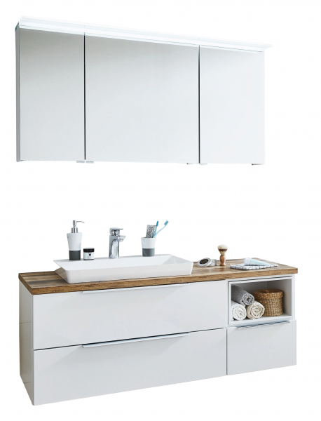 Puris Aspekt Badmöbel Konfigurator - 130 cm breit