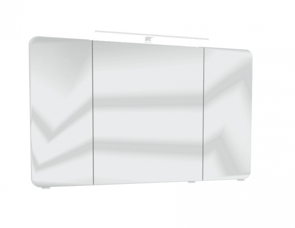 Pelipal 4005 Spiegelschrank mit LED-Aufsatzleuchte 120 cm breit