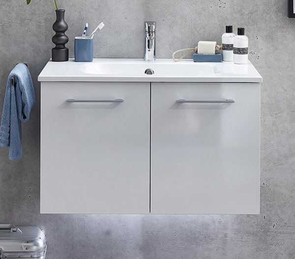 Pelipal 6110 Waschtisch mit Unterschrank 60 cm breit - 2 Drehtüren