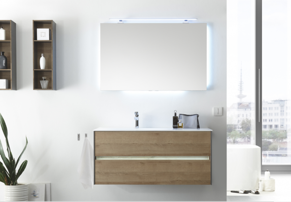 Pelipal 6010 Badmöbel Set 113 cm breit Becken links - Set 2.1