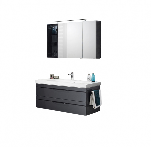 Pelipal Balto Badmöbel Set 123 cm breit - Set 2.5 - ohne Fronteinlage