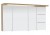 Spiegelschrank-Set 120 cm SET40122R, Spiegelschrank S2A 4390 1D: 3 Doppelspiegeltüren, 2 Mittelwände, 6 Glasfachböden, 1 Schalter-Steckdosen-Element Spiegelschrank S2A 433B 1D R: 1 Doppelspiegeltür, 2 sandgestrahlte LED-Lichtfenster, 2 beleuchtete Glasfac