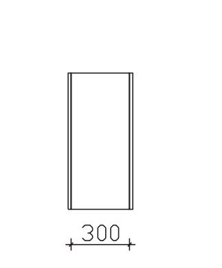 Pelipal 6040 Bad-Wandschrank mit Drehtüre / 33 cm OKT053017
