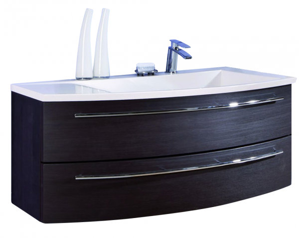 Puris Crescendo Waschtisch mit Unterschrank 120 cm breit - Becken rechts