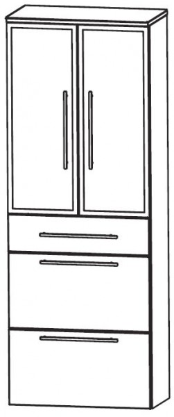 Puris Crescendo Bad-Hochschrank 60 cm breit HNA096B7M