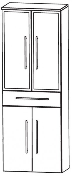 Puris Crescendo Bad-Hochschrank 60 cm breit HNA056B7M