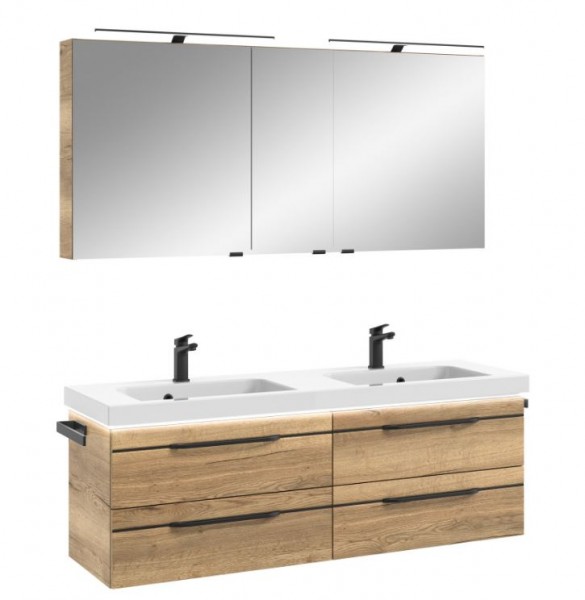 Pelipal Balto Badmöbel-Set - Doppelwaschplatz, 148 cm