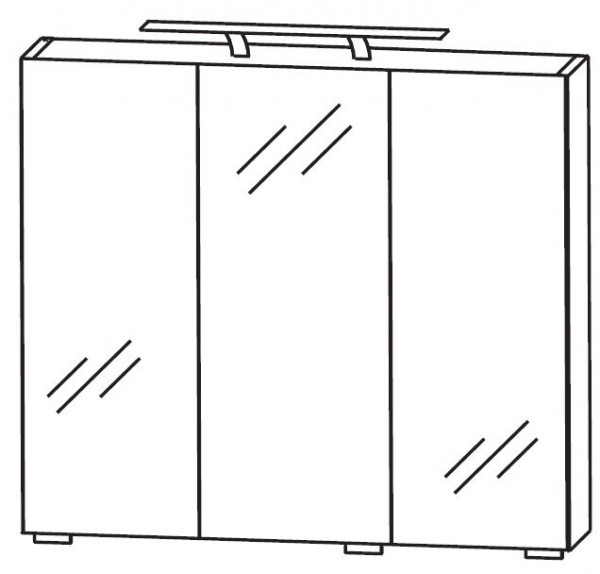 Puris Fresh Spiegelschrank 70 cm breit S2A437067