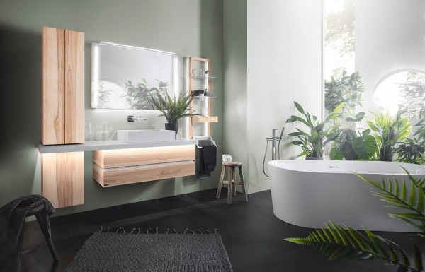 Thielemeyer Fresh Massivholz Badmöbelset 800462/801462 - Vorschlag 15 - 177 cm