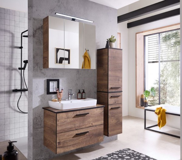 Pelipal Quickset 374 - Badmöbelset inkl. Aufsatzbecken / 73 cm breit