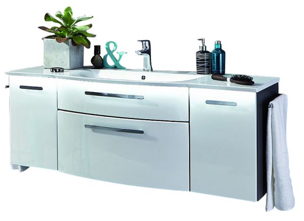 Puris Linea Waschtisch mit Unterschrank 131,2 cm breit SETLN13 1