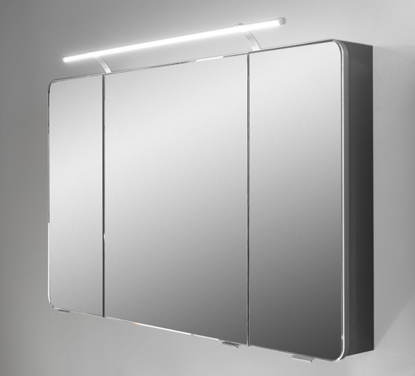 Pelipal 4005 Spiegelschrank 90 cm breit mit LED-Aufsatzleuchte