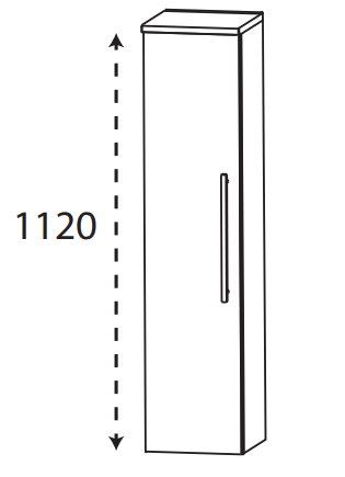 Puris Protection1 - Mittelschrank MNA713A01 L/R / 30 oder 40 cm