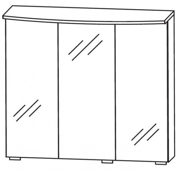 Puris Vuelta Bad-Spiegelschrank 70 cm breit S2A437S 3 / S2A437SF3