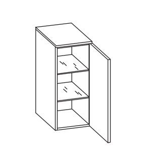 Pelipal Quickset 374 - Wandschrank / 30 cm breit