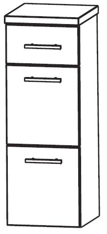 Puris Speed Bad-Highboard 30 cm breit HBA563A