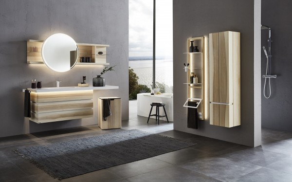 Thielemeyer Fresh Massivholz Badmöbelset 800011/801011 - Vorschlag 14 - 177 cm