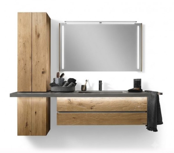 Thielemeyer Fresh Massivholz Badmöbelset 800471/801471 - Vorschlag 16 - 177 cm