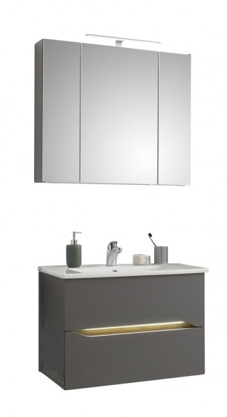 Pelipal Quickset 357 - Badmöbelset 75 cm inkl. Spiegelschrank