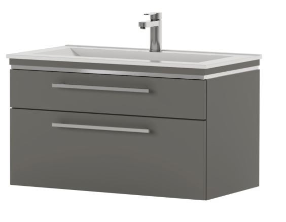 Puris Cool Line Waschtisch mit Unterschrank 92 cm - Keramik