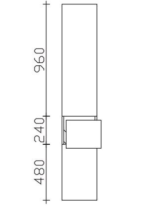 Pelipal Neutraler Bad-Hochschrank 2 Türen, 1 Auszug - Breite wählbar