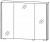 Spiegelschrank 100 cm S2A531003 