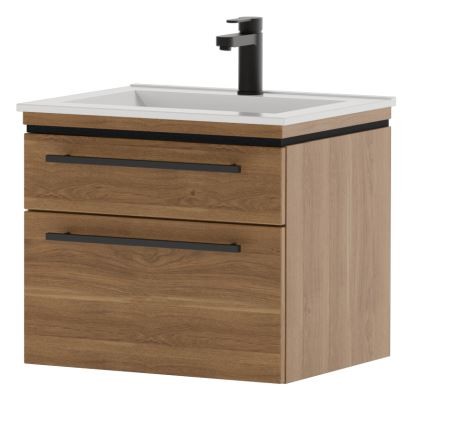 Puris Cool Line Waschtisch mit Unterschrank 62 cm breit