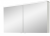 Spiegelschrank 120 cm SDNE01612 - für Doppelwaschtisch