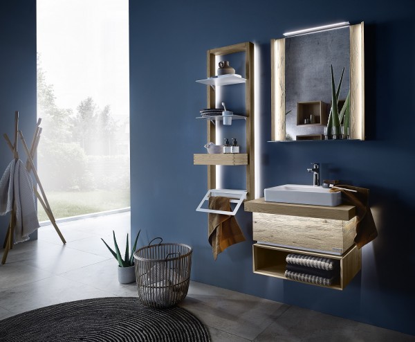 Thielemeyer Fresh Massivholz Badmöbelset 800370/801370 - Vorschlag 2 - 62 cm