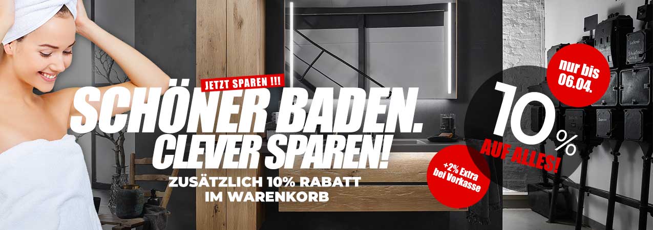 Schöner baden. Clever sparen!