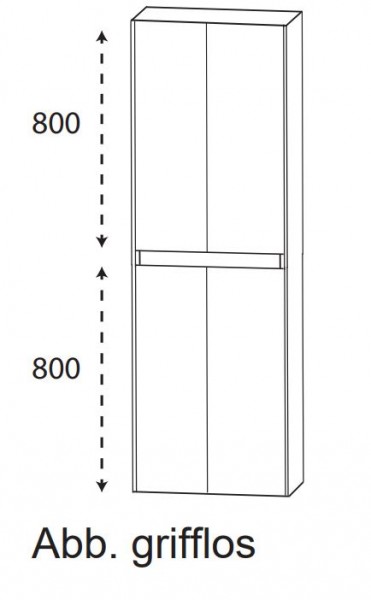 Puris Unique Bad-Hochschrank 62 cm breit HNA036A1G L/R