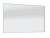 Flächenspiegel mit LED-Alurahmen in weiß matt 90 cm FSB459005, LED-Alurahmen umlaufende LED-Beleuchtung 37,2 Watt / Converter 60 Watt 3497 Lumen / 2700 - 6500 Kelvin mit Sensor für Emotion-Beleuchtung