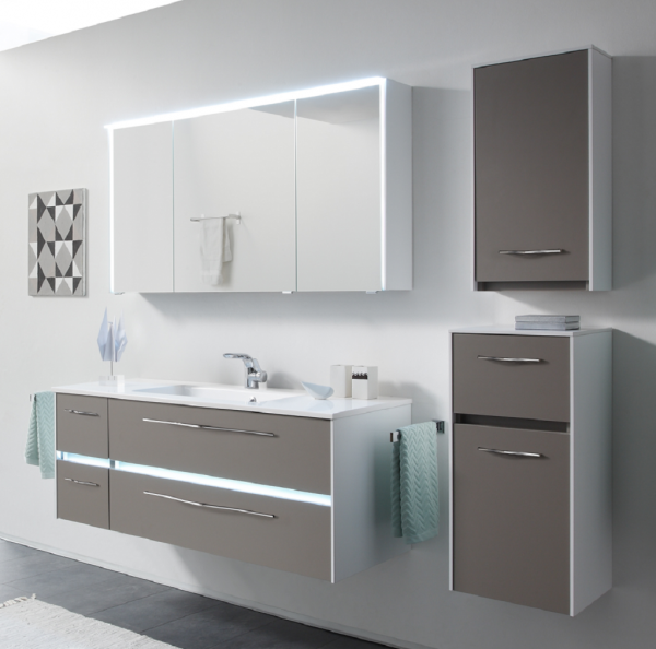 Pelipal 6010 Badmöbel Set 133 cm breit Becken mittig - Set 7.5