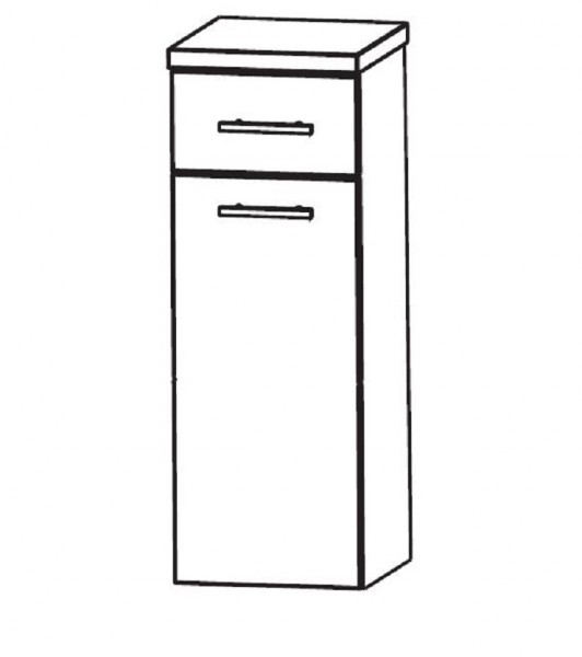 Puris Swing Bad-Highboard 40 cm breit HBA554A7W