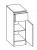953.013040 Unterschrank / 1 Drehtüre / 1 Schubkasten / 1 Einlegeboden / stehend / Breite 30 cm / Höhe 81 cm / Tiefe 33 cm