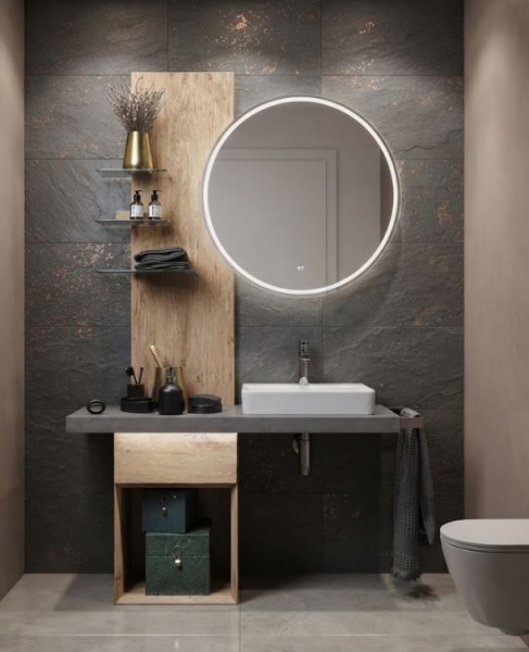 Thielemeyer Fresh Massivholz Badmöbelset 800789/801789 - Vorschlag 17 - 114 cm