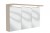 Spiegelschrank 120 cm S2A431268, 3 Spiegeldrehtüren auf Trägerplatte, 1 Gesimsboden mit LED-Beleuchtung, 4,0 Watt / Converter 15 Watt, 1 Zwischenplatte, Kante in chromoptik, 2 Mittelwände, 3 Glasfachböden, 1 Schalter-Steckdosen-Element, inkl. Griffblöcke,